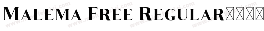 Malema Free Regular字体转换
